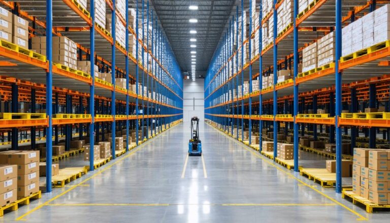 equipamiento e infraestructura modernos para almacenes