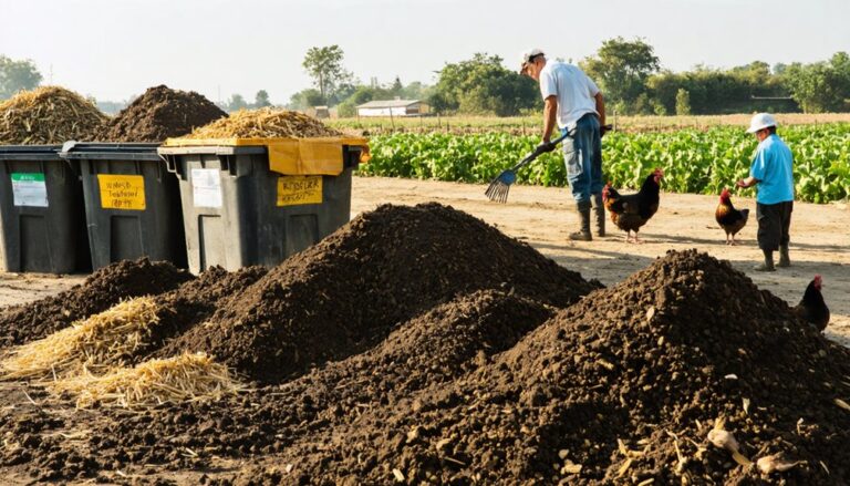 utilización de estiércol de aves