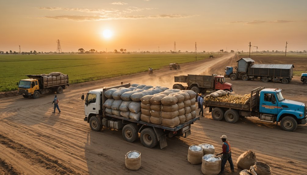 logística rural sostiene el suministro nacional